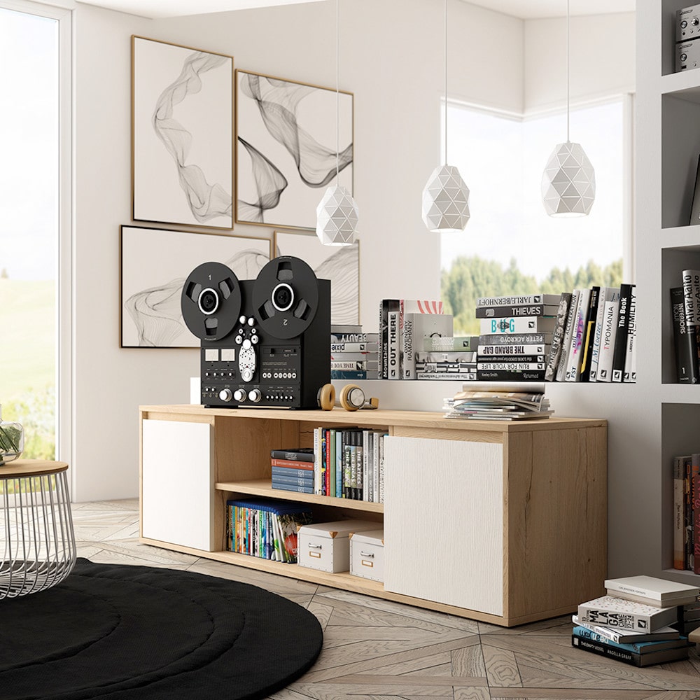 Mueble TV Nórdico a suelo o para colgar Tris - Compra Online