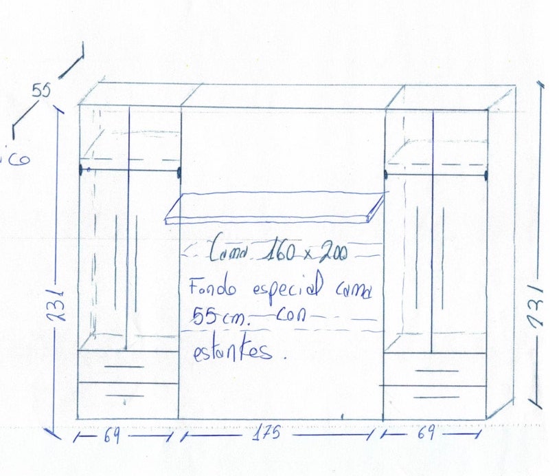 Croquis cama abatible galicia-min