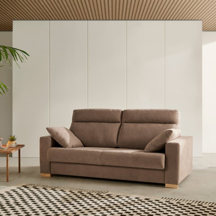 En esta foto se muestra sofá cama de apertura italiana Daisy de la marca Suinta por Arúa Interiores, tienda de muebles en Gandia