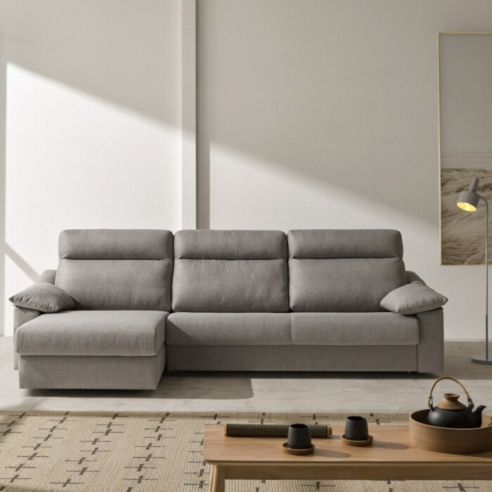 Sofá cama italiano con chaiselongue Rober-Roberto SUINTA Arua Interiores