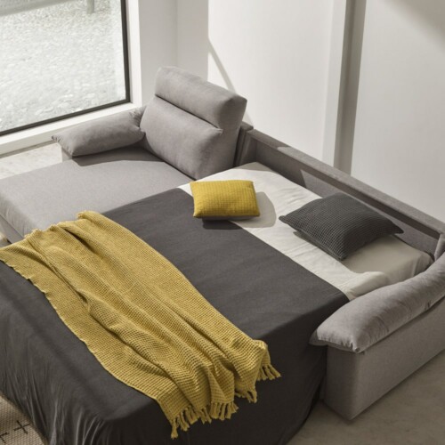 Sofá cama chaiselongue con arcón de sistema italiano Rober-Roberto SUINTA Arua Interiores
