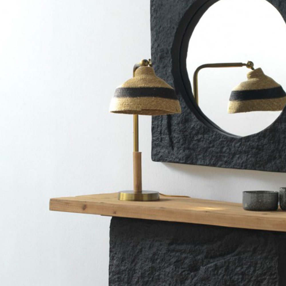 Lámpara de sobremesa natural Garza 10801