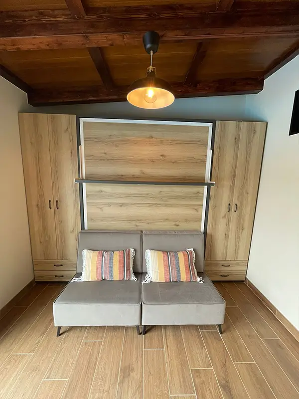 Proyecto cama abatible y sofá